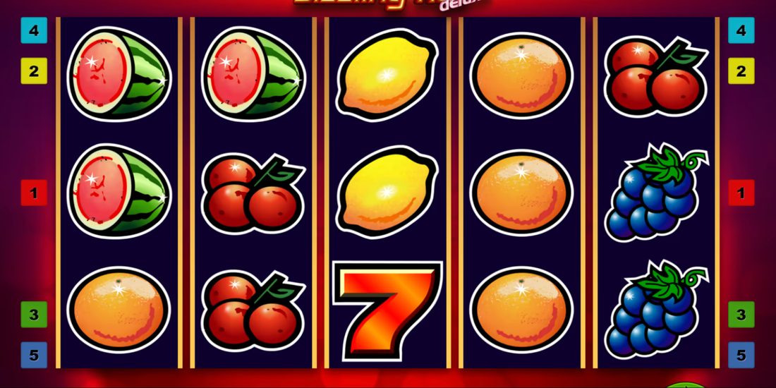 Sizzling Hot altes Design Screenshot – Retro Spielautomat